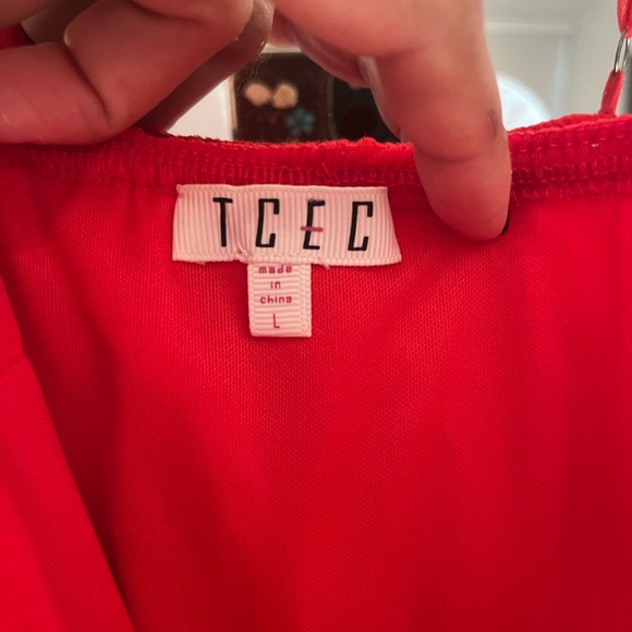 Colorful Layered Ruffle Dress - Picture 2 of 2